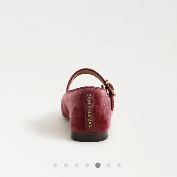NWT Sam Edelman Michaela Mary Jane Flat in Raspberry - Picture 6 of 9